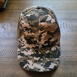 Men's Digital Camo Velcro Back Hat